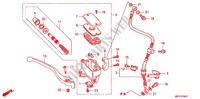 FRONT BRAKE MASTER CYLINDER (VT400C2/C2F) dla Honda VT 400 SHADOW 2012