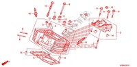 REAR CYLINDER HEAD dla Honda SHADOW VT 750 RS 2010