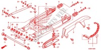 SWINGARM   CHAIN CASE dla Honda SHADOW VT 750 RS 2010