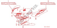 STICKERS (CBR400RRR) dla Honda CBR 400 RR FIREBLADE Without speed warning light 1994