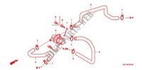 AIR INJECTION CONTROL VALVE dla Honda VTX 1800 C Silver crankcase 2006