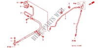 BRAKE LINES  dla Honda VTX 1800 S1 Silver crankcase 2005