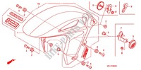 STEERING STEM dla Honda CBR 1000 RR FIREBLADE NOIRE 2011