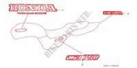 STICKERS (CB750F2T) dla Honda CB 750 RED 1996