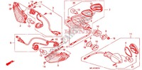 INDICATOR (2) dla Honda CBR 1000 RR ABS RED 2009