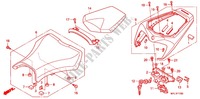 SINGLE SEAT (2) dla Honda CBR 1000 RR HURRICANE ABS 2011