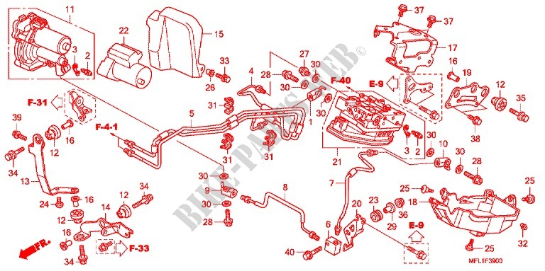 FRONT ABS UNIT dla Honda CBR 1000 RR HURRICANE ABS 2011