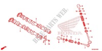 CAMSHAFT dla Honda CBR 1000 RR CABS RED 2015