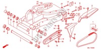 SWINGARM   CHAIN CASE dla Honda CBR 1000 RR 2004