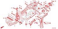 EXHAUST MUFFLER (2) dla Honda CBR 600 RR RED 2012