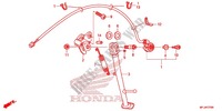 MAIN STAND   BRAKE PEDAL dla Honda CBR 600 RR RED 2012
