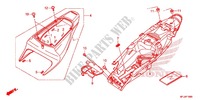 SEAT   REAR COWL dla Honda CBR 600 RR RED 2012