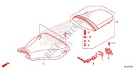 SINGLE SEAT (2) dla Honda CBR 600 RR RED 2012