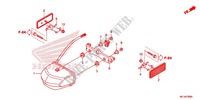 TAILLIGHT (2) dla Honda CBR 600 RR RED 2012
