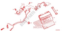 WIRE HARNESS/BATTERY dla Honda CBR 600 RR RED 2012
