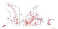 KICK STARTER ARM   BRAKE PEDAL   GEAR LEVER dla Honda CRF 250 R 2015