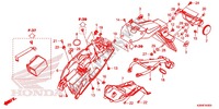 REAR FENDER dla Honda GROM 125 2014