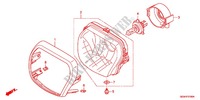 HEADLIGHT dla Honda SUPER CUB 50 -XJ- 2012