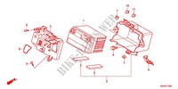 TOOLS   BATTERY BOX dla Honda SUPER CUB 50 -XJ- 2012