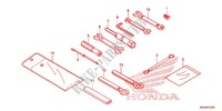 TOOLS   BATTERY BOX dla Honda NC 700 ABS 2013