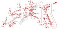 REAR BRAKE MASTER CYLINDER (NC750SA/SD) dla Honda NC 750 S Dual Clutch Transmission, E pakage 2014
