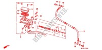 REAR BRAKE MASTER CYLINDER dla Honda ST 1100 ABS II 2000
