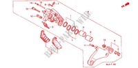 REAR BRAKE CALIPER dla Honda ST 1100 2000