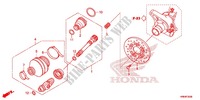DRIVESHAFT   REAR ARM (2) dla Honda FOURTRAX 500 FOREMAN RUBICON DCT EPS CAMO 2016