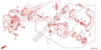 FRONT BRAKE CALIPER dla Honda FOURTRAX 500 FOREMAN 4X4 Electric Shift 2012