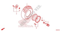 REAR WHEEL dla Honda FOURTRAX 500 FOREMAN 4X4 Electric Shift 2012