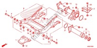 SWINGARM   CHAIN CASE dla Honda FOURTRAX 500 FOREMAN 4X4 Electric Shift 2012