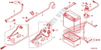 TOOLS   BATTERY BOX dla Honda FOURTRAX 500 FOREMAN 4X4 Electric Shift 2012