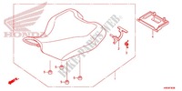 SINGLE SEAT (2) dla Honda FOURTRAX 500 FOREMAN 4X4 2012