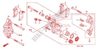 FRONT BRAKE CALIPER dla Honda FOURTRAX 500 FOREMAN 4X4 Power Steering 2011