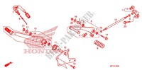 PEDAL (VT1300CR/CRA,VT1300CS/CSA) dla Honda VT 1300 STATELINE ABS RED 2010