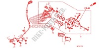 REAR BRAKE CALIPER dla Honda VT 1300 STATELINE ABS RED 2010