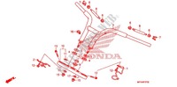 HANDLE PIPE/TOP BRIDGE (2) dla Honda VT 1300 SABRE 2010