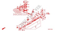 REAR BRAKE MASTER CYLINDER dla Honda VT 1300 C FURY 2011