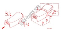 SINGLE SEAT (2) dla Honda APE 100 DELUXE Front brake disk 2014