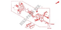 REAR BRAKE CALIPER dla Honda APE 50 DELUXE Front brake disk 2012