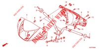 HANDLEBAR   COWL (NSC50/MPD/WH) dla Honda VISION 50 2012