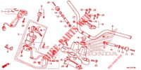 HANDLEBAR   TRIPLE CLAMP   STEERING STEM dla Honda NC 750 X ABS 2019