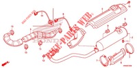 EXHAUST MUFFLER (2) dla Honda FOURTRAX 520 FOREMAN 4X4 EPS 2020