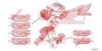 STICKERS dla Honda FOURTRAX 520 FOREMAN 4X4 EPS 2020