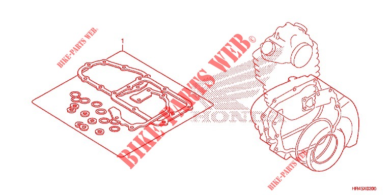 GASKET KIT dla Honda FOURTRAX 520 FOREMAN 4X4 EPS 2020