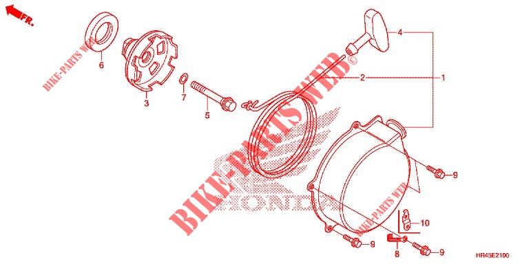 RECOIL STARTER dla Honda FOURTRAX 520 FOREMAN 4X4 EPS 2020