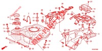 FUEL TANK dla Honda FOURTRAX 520 FOREMAN 4X4 ES PS 2020