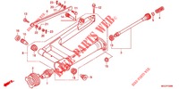 SWING ARM (VT750C2B/C2S/CS/C/CA) dla Honda SHADOW VT 750 SPIRIT S 2011