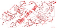 TAILLIGHT (VT750C2B/C2S) dla Honda SHADOW VT 750 SPIRIT S 2011